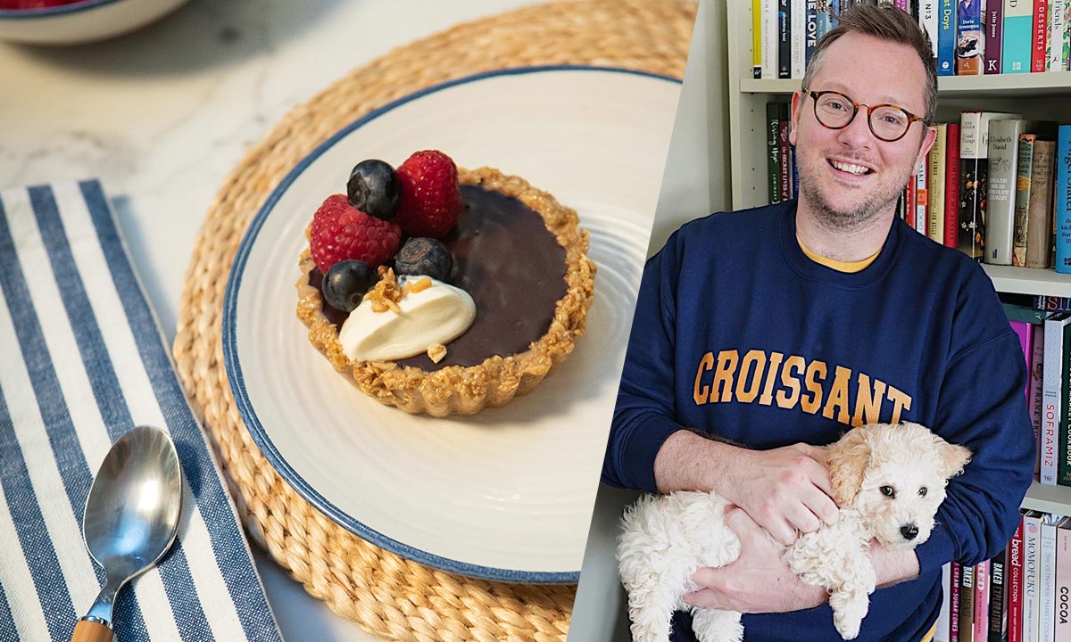 One original meets another: Edd Kimber and Lizi’s chocolate tart